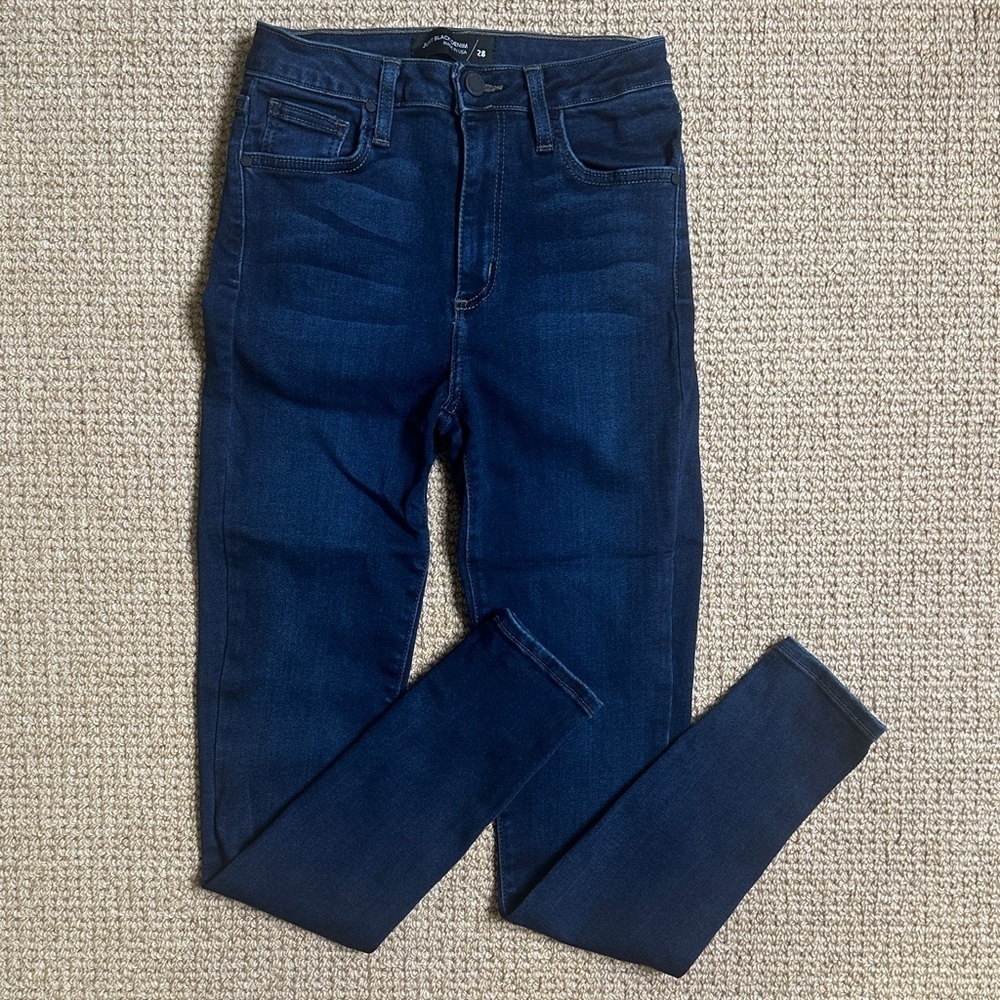 Just Black Denim Soft Stretchy Jeans in Deep Blue
